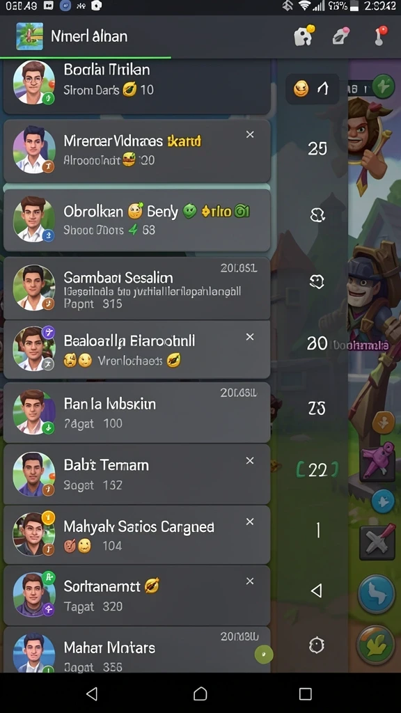 Tampilan grafis yang menawan saat berputar mesin slot.