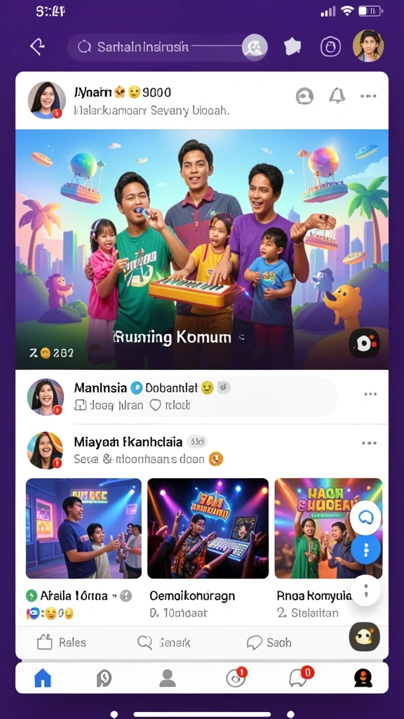 Tampilan antarmuka yang intuitif dan menarik.