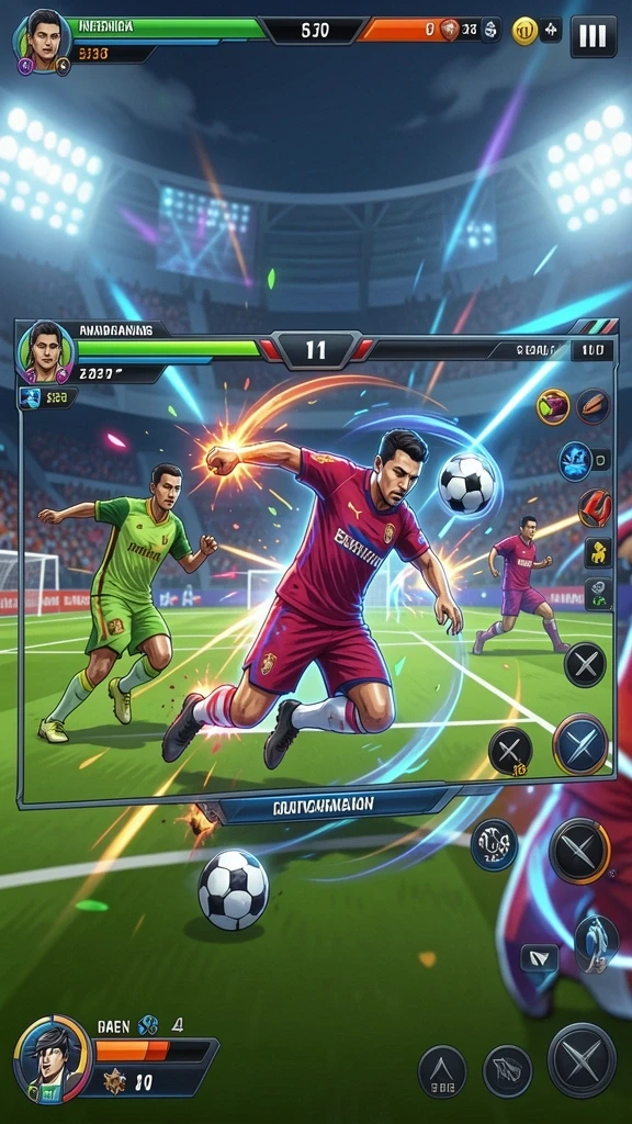 Screenshot menunjukkan aksi seru di tengah pertempuran.