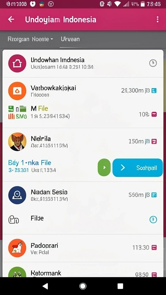 Tampilan antarmuka yang ramah pengguna.