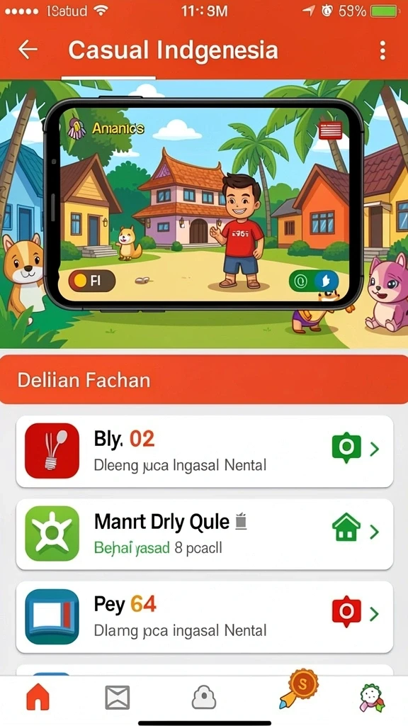 Tampilan antarmuka yang menarik dan user-friendly.