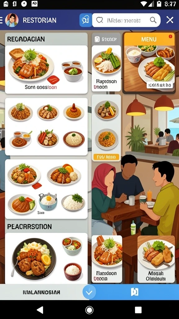 Menu navigasi mudah digunakan untuk semua level pemain.