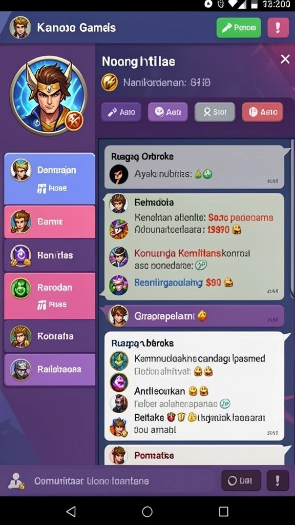 Interaksi multiplayer yang seru dan kompetitif.