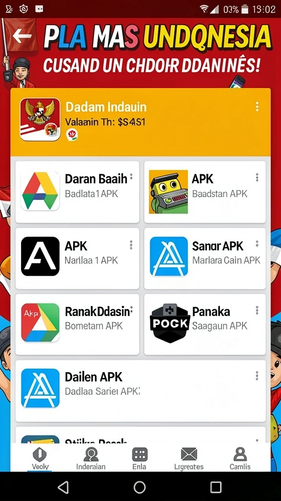 Tampilan level yang penuh warna dan detail.