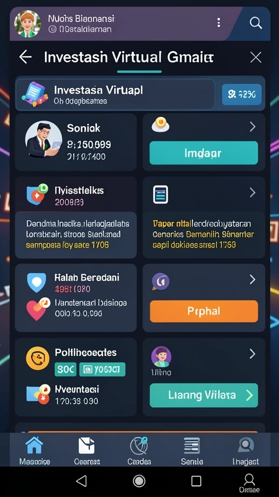 Mode permainan yang seru dan bervariasi.