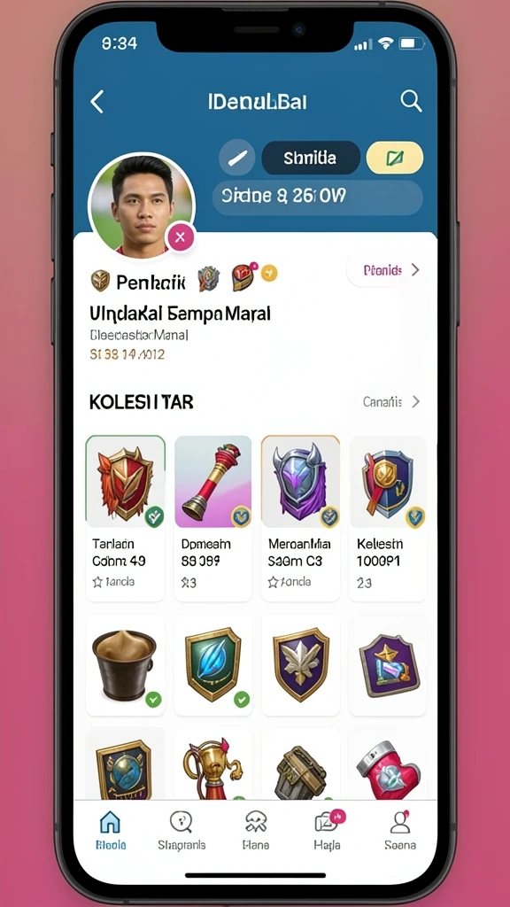 Tampilan awal yang mengesankan dan user-friendly.