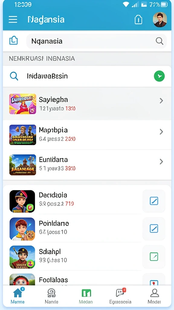Mode kompetisi yang seru dan menantang.