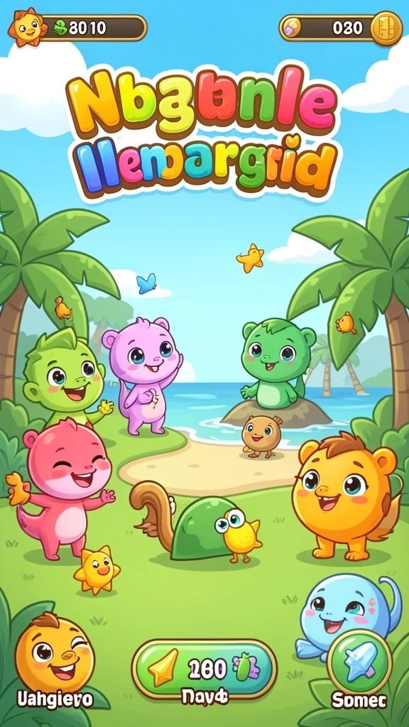 Screenshot fitur karakter yang bisa dipilih dengan unik.