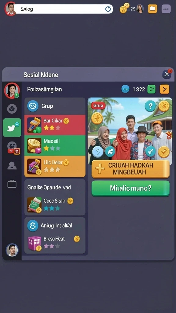 Tampilan antarmuka yang menarik dan user-friendly.