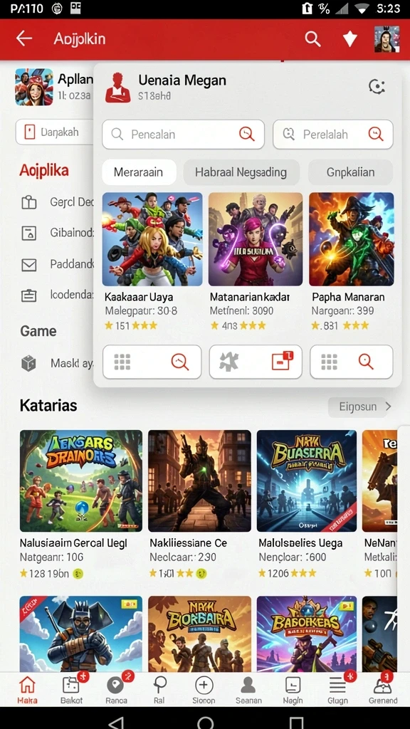 Tampilan antarmuka yang menarik dan mudah digunakan.