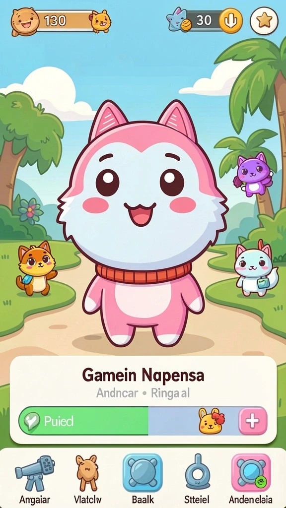 Fitur multiplayer yang memungkinkan bermain bersama teman.
