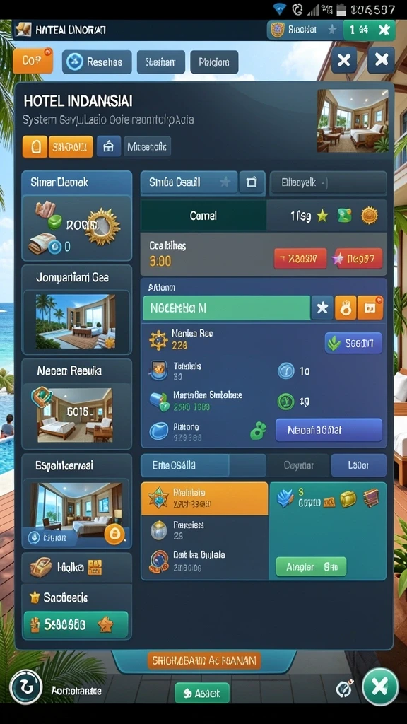 Fitur kompetisi online dengan pemain lain.