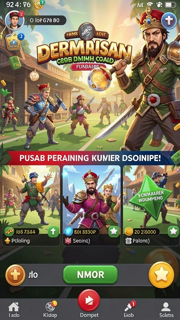 Tampilan antarmuka yang sederhana dan menarik.