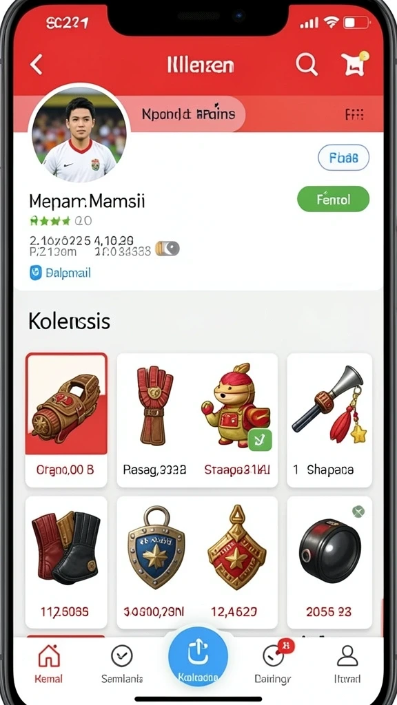 Screenshot menampilkan karakter utama dalam petualangan.