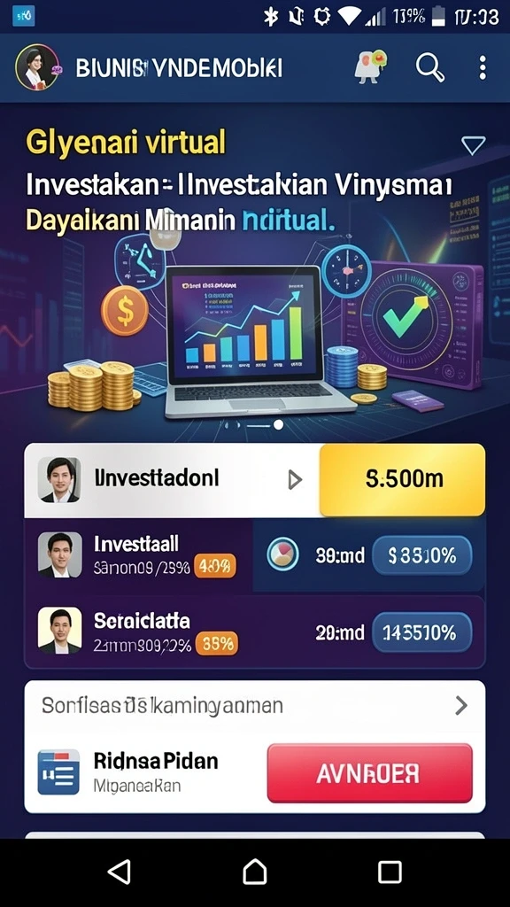 Tampilan antarmuka yang menarik dan user-friendly.