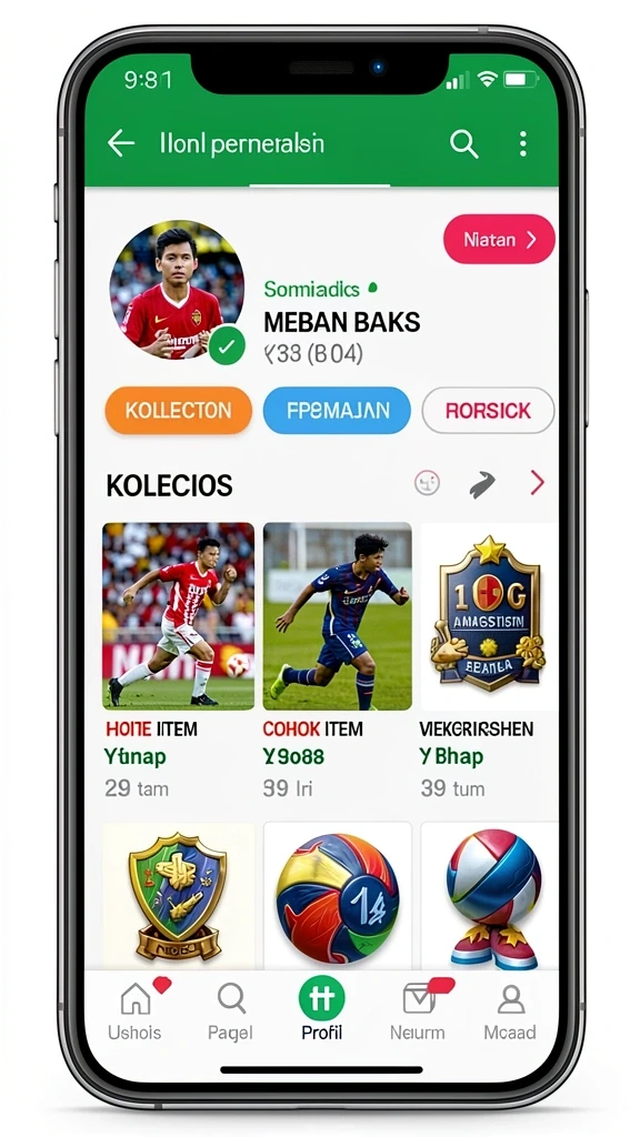 Tampilan awal OLLO4D yang menarik dan futuristik.