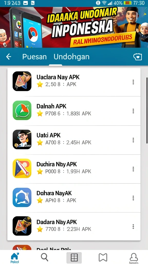 Tampilan antarmuka yang segar dan modern.