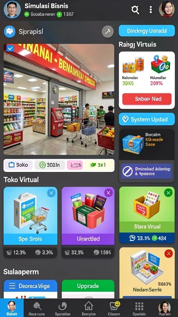 Beragam permainan menarik untuk dinikmati.