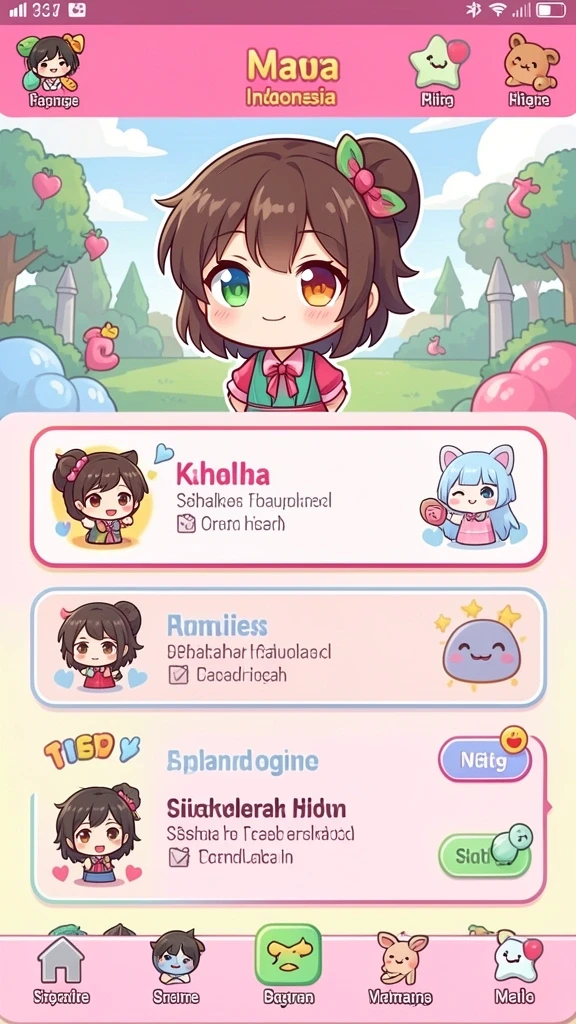 Beragam mini game yang menghibur dan menantang.