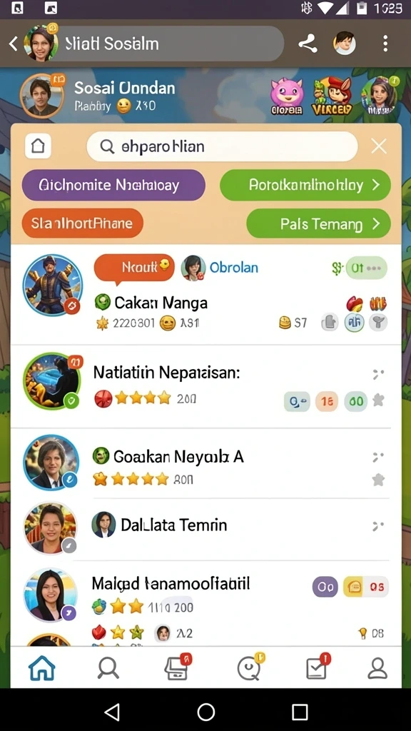 Tampilan awal yang menarik dan intuitif.