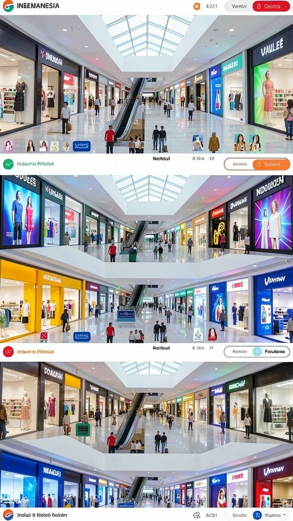 Tampilan antarmuka yang menarik dan user-friendly.