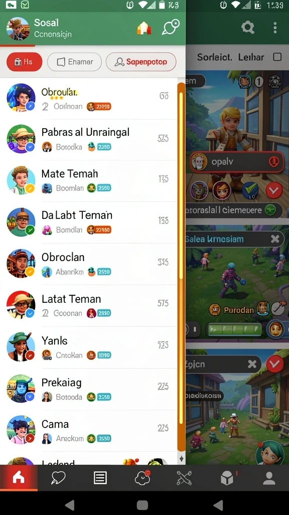Fitur menarik untuk mendapatkan bonus harian.