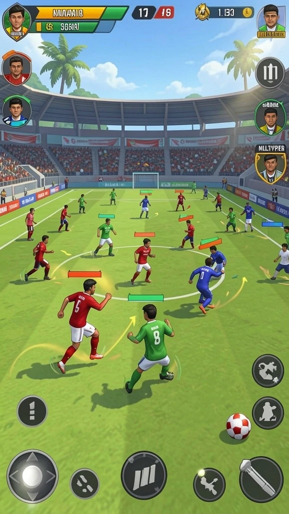 Mode multiplayer yang penuh keseruan.