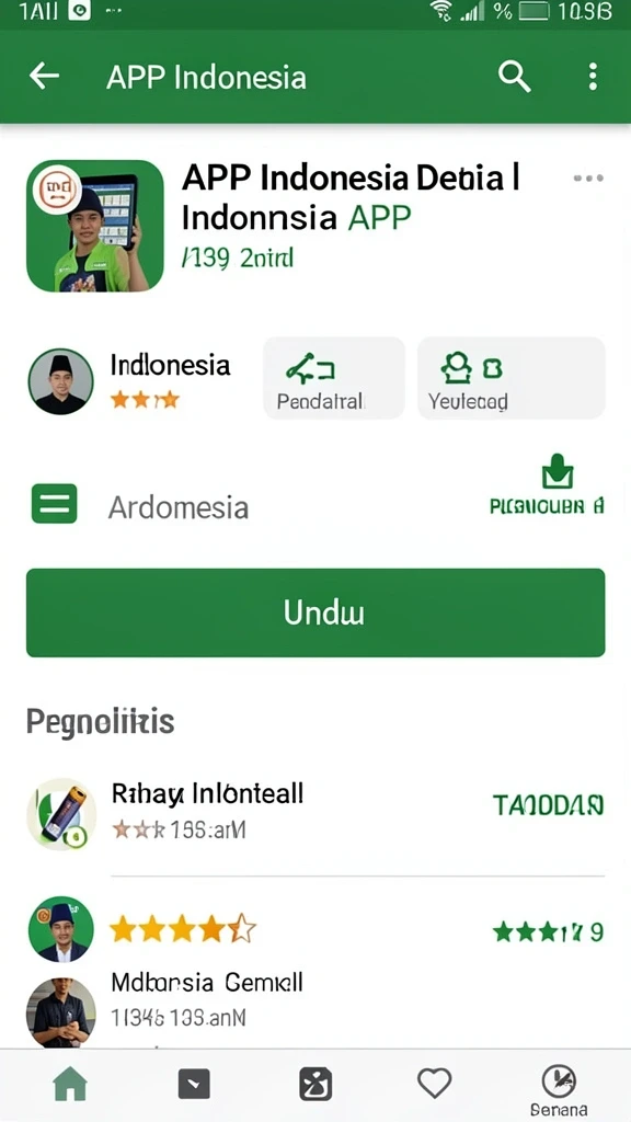 Menampilkan karakter utama dalam aksi.