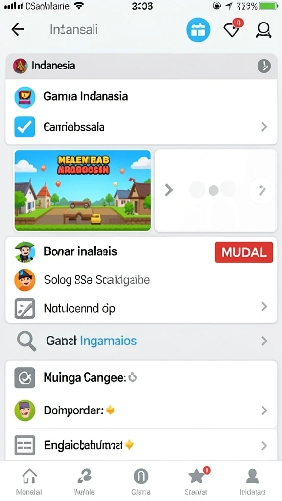 Beragam karakter unik untuk dipilih.