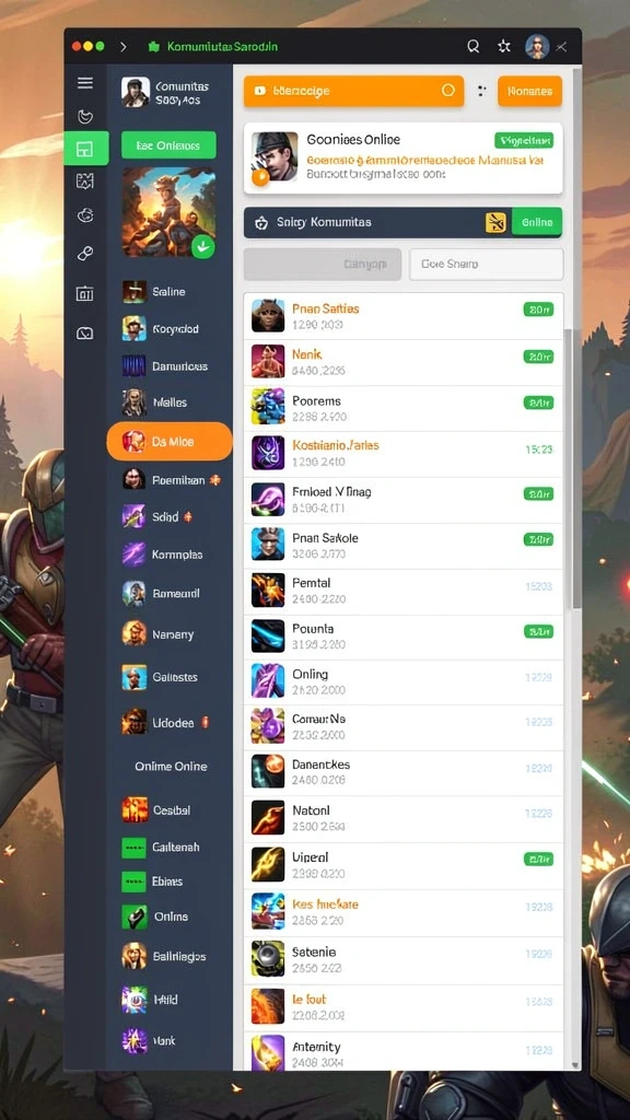 Gambaran gameplay yang seru dengan grafik memukau.
