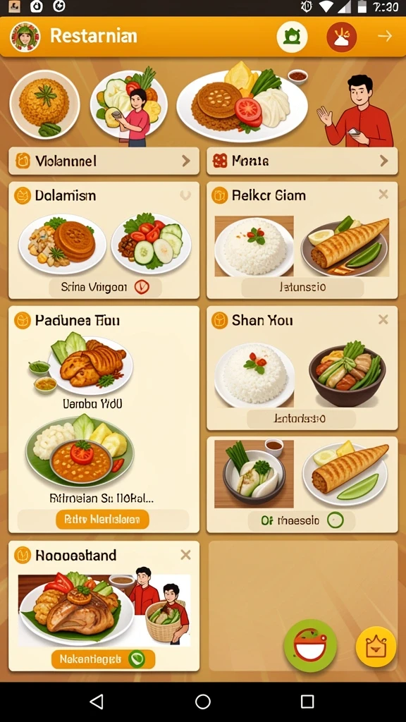 Tampilan awal permainan yang memukau.