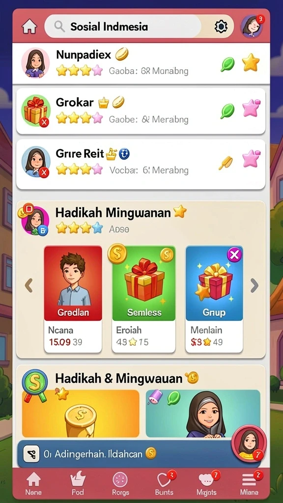 Gameplay interaktif dengan banyak misi.