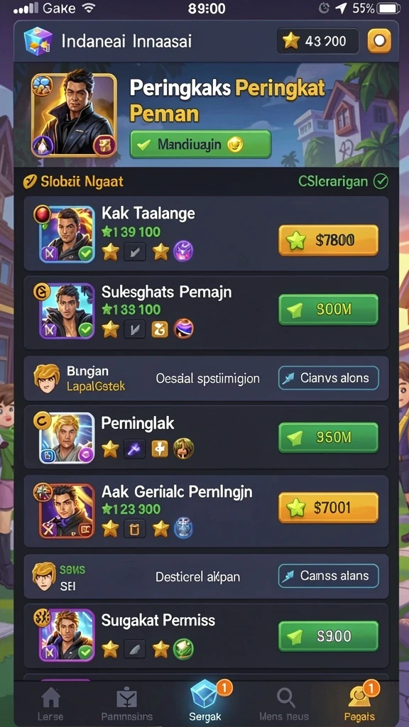 Mode multiplayer yang seru untuk dimainkan bersama teman.