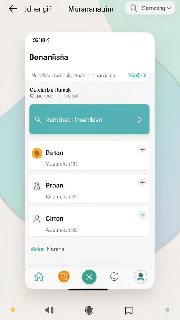 Tampilan antarmuka SEHOKI yang menarik dan mudah dipahami.