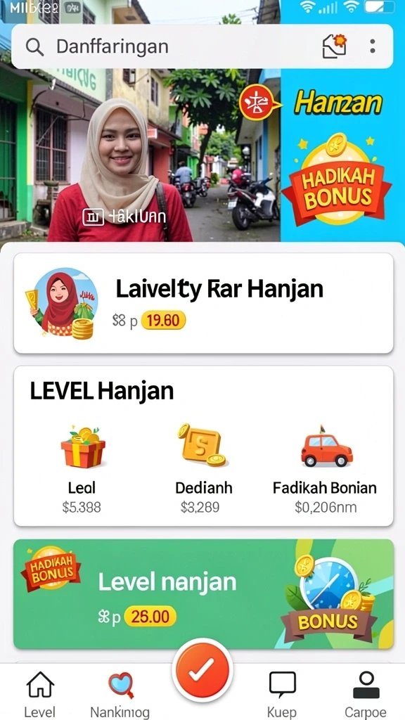 Bonus menarik untuk pengguna baru yang terdaftar.