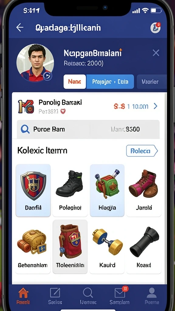 Tampilan antarmuka yang modern dan user-friendly.