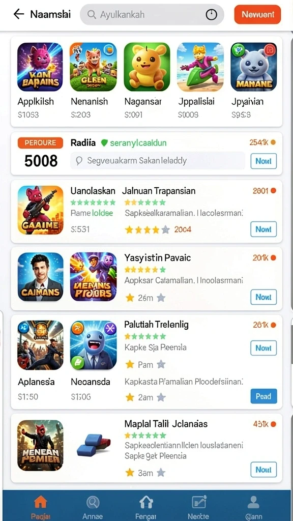 Tampilan antarmuka yang menarik dan user-friendly.