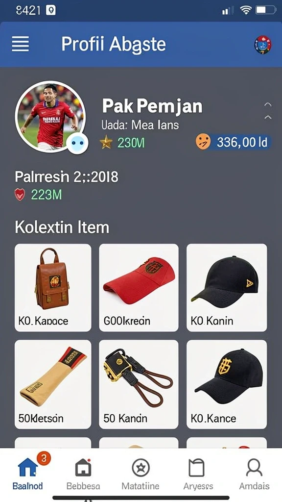 Tampilan antarmuka yang menarik dan intuitif.