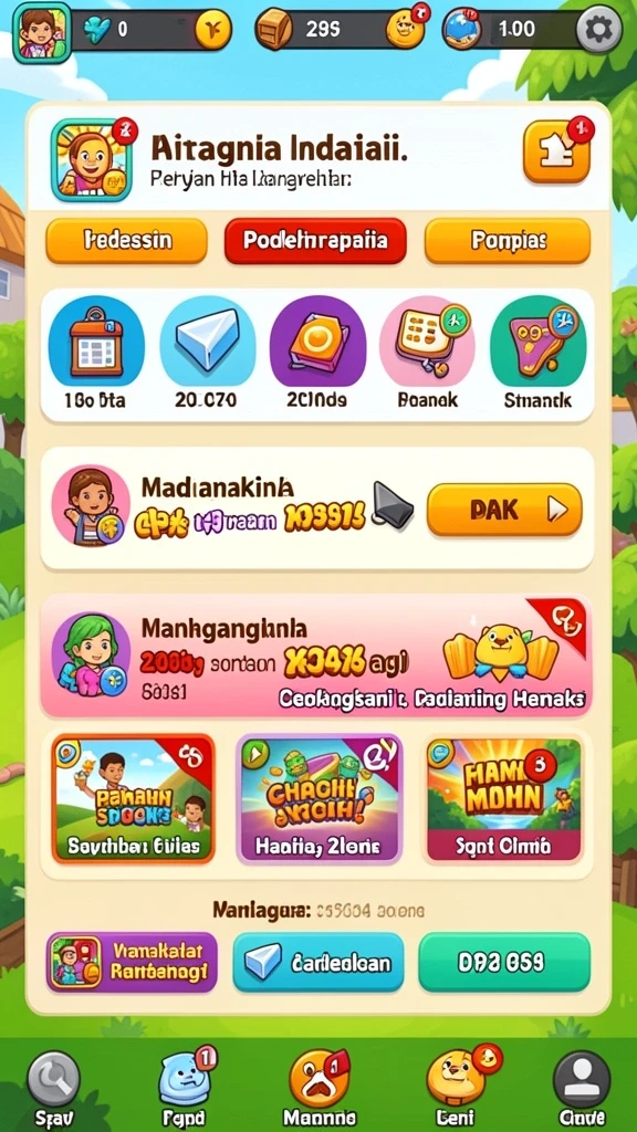 Tangkapan layar pertama menampilkan antarmuka utama aplikasi VIPWIN88.