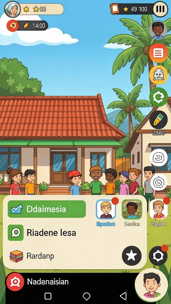 Tampilan antarmuka yang menarik dan modern.