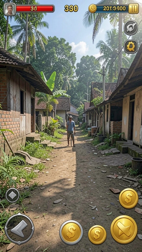 Salah satu level menantang di dunia YN777.